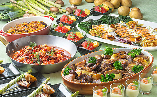 디너 뷔페 「엄선한 식재료～홋카이도～」이미지